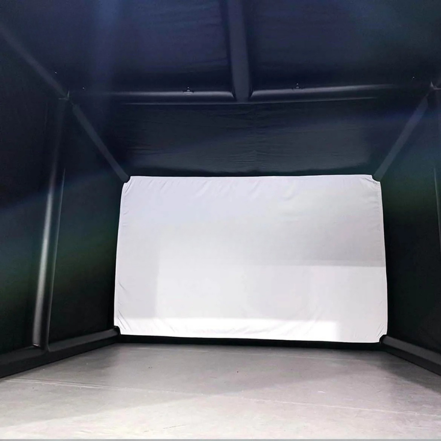 Inflatable Golf Simulator Tent High Definition Screen Rentals