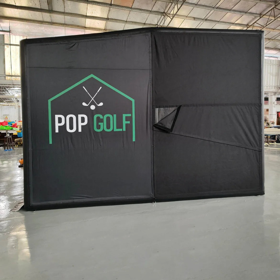 Inflatable Golf Simulator Tent High Definition Screen Rentals