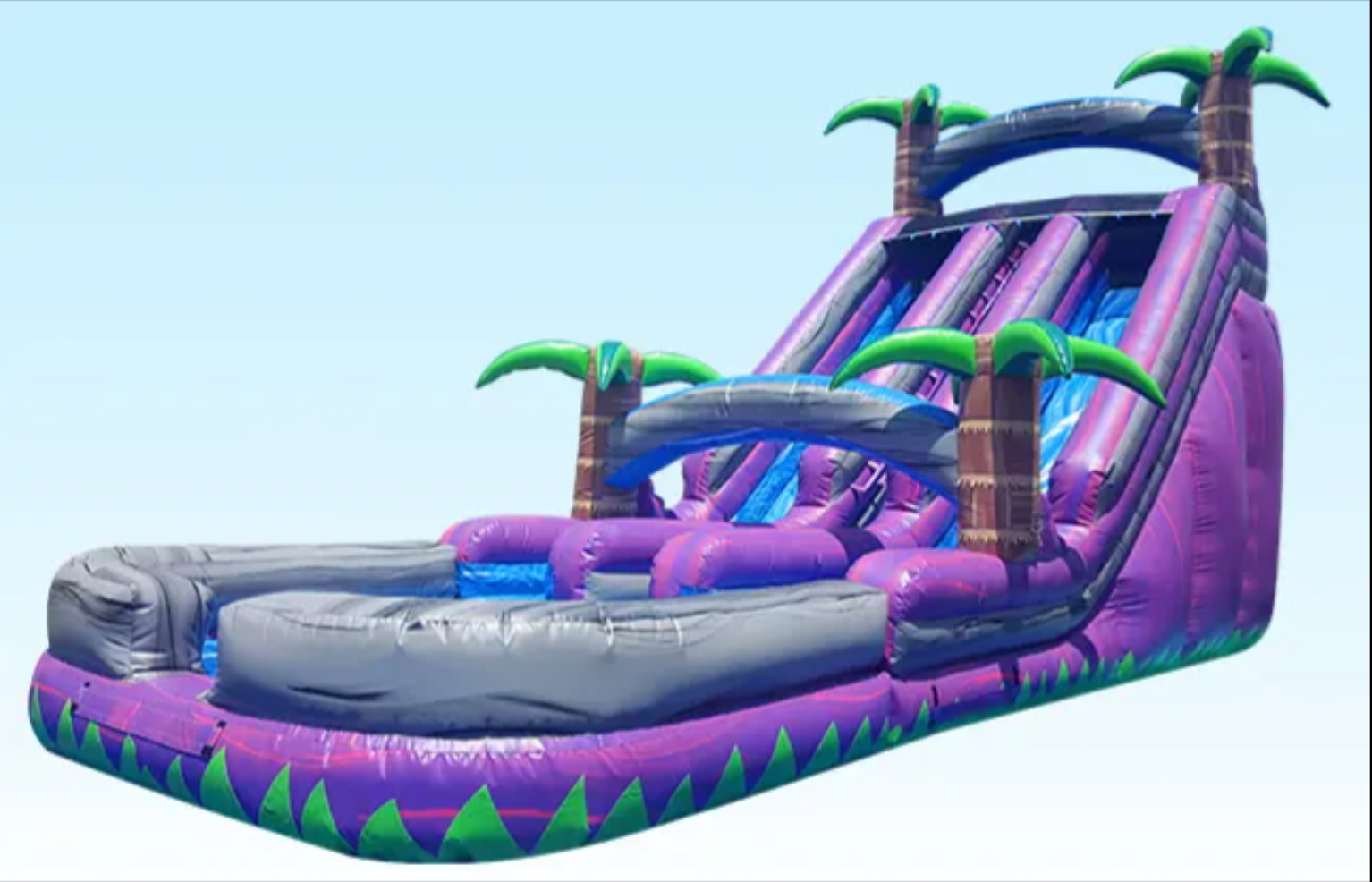Dual Line Inflatable Water Slide