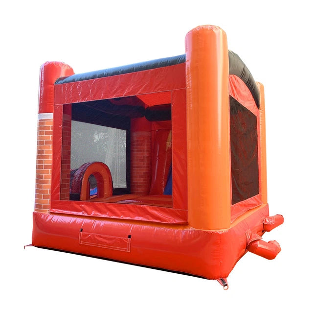 Mega Fire Truck Inflatable Water Slide Bounce House Fun