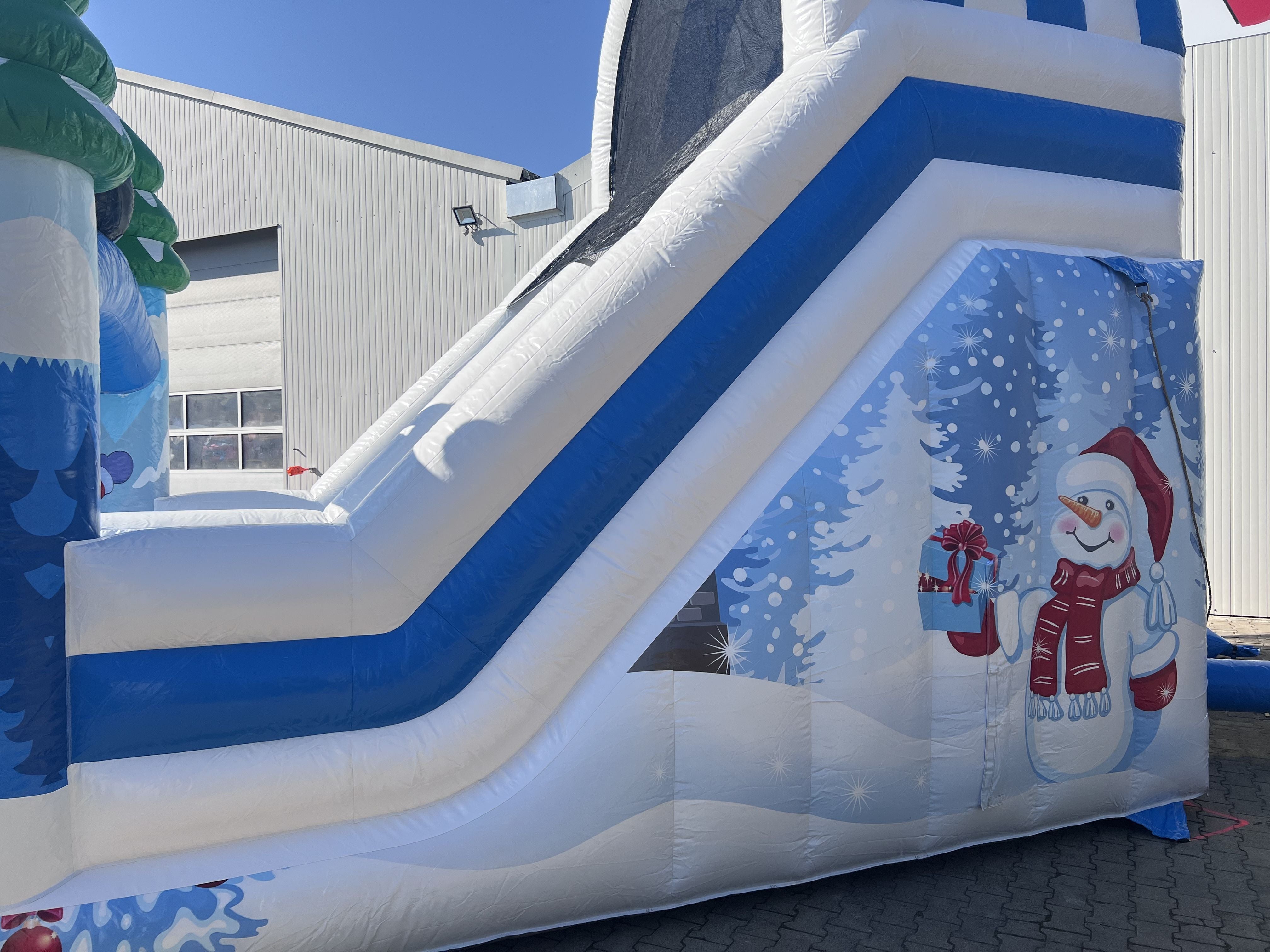 Commercial Inflatable Snow World Slide for Entertainment