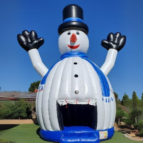 Inflatable Snowman Dome Holiday Attraction