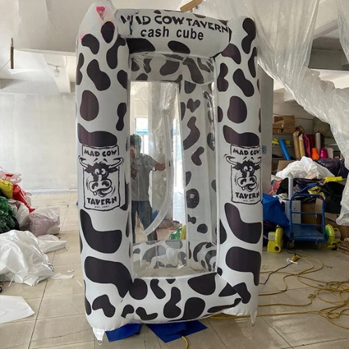 Inflatable Cash Vault Money Grab Game