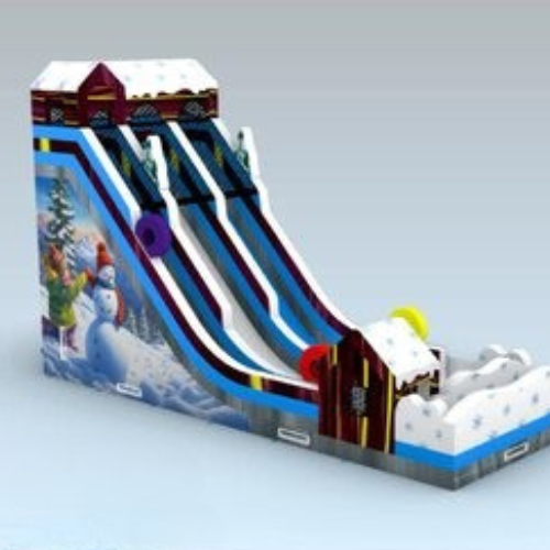 Inflatable Snow Tubing Slide for Events