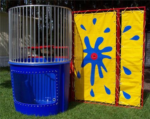 Interactive Water Dunk Tank Games Fun