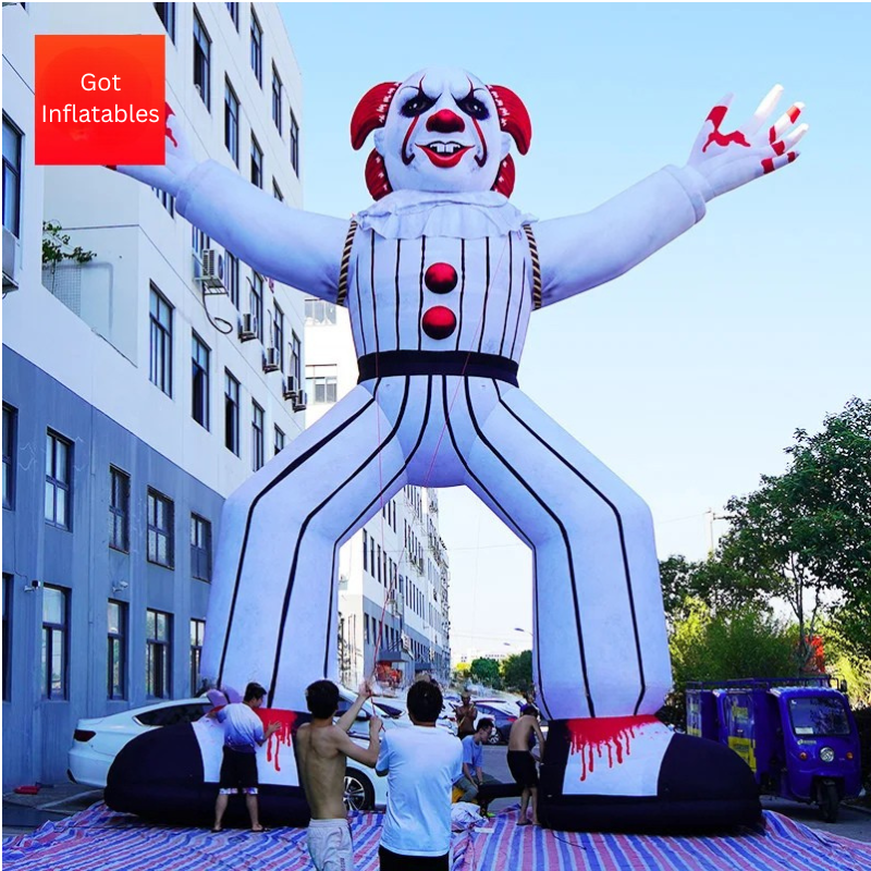 Custom Giant Inflatable Clown Mascot Decor