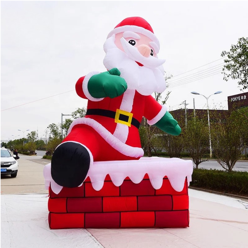 Giant Inflatable Santa Claus Decoration