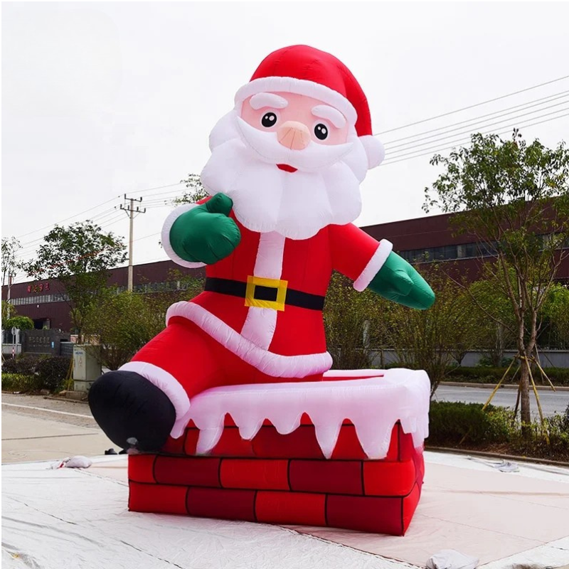 Giant Inflatable Santa Claus Decoration