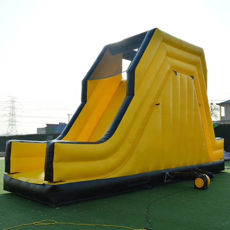 Inflatable Rock Climbing Wall with Slide