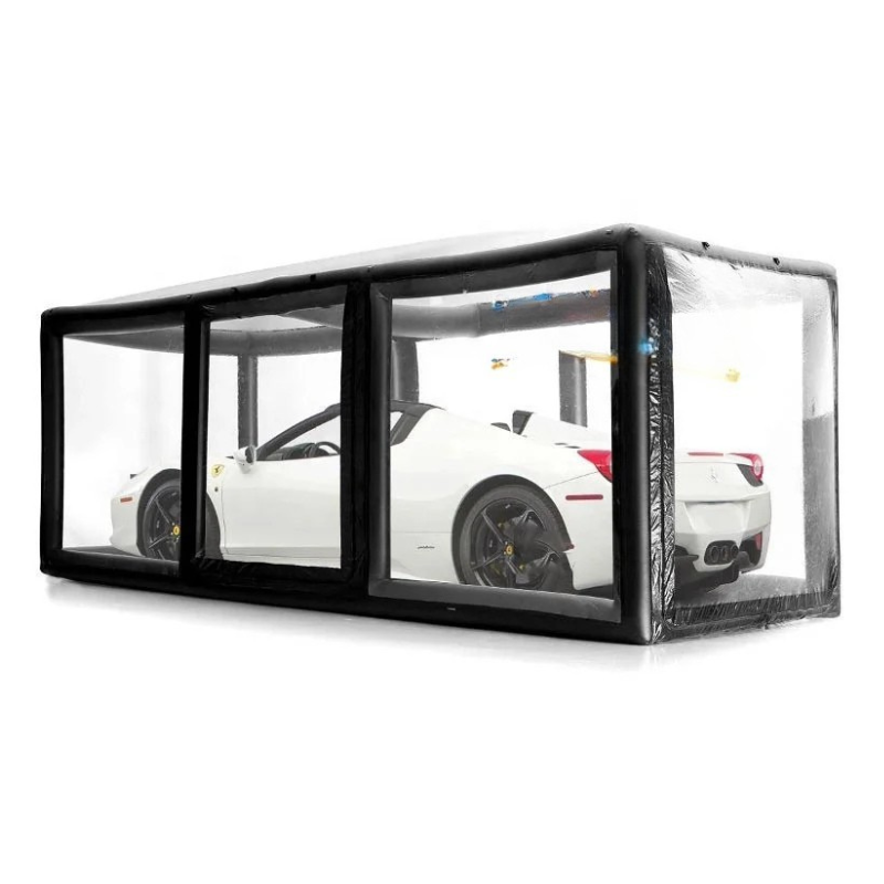 Clear PVC Inflatable Car Storage Tent