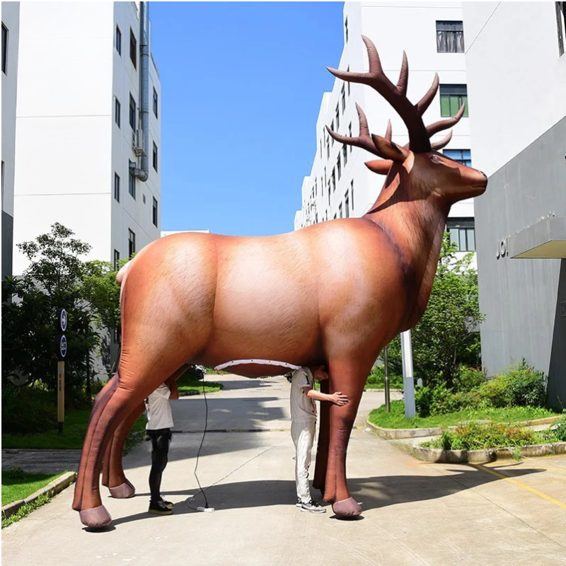 Customizable Inflatable Elk Advertising Character