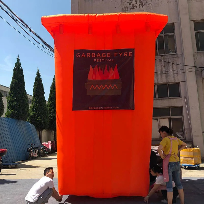 Giant Inflatable Trash Can for Events