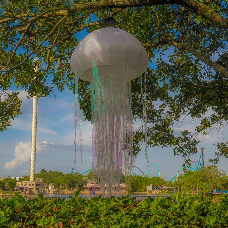 Inflatable Jellyfish Balloon with LED Lighting for Events