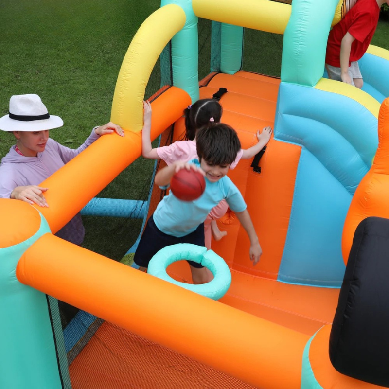 Music Theme Inflatable Bouncy Castle with Slide