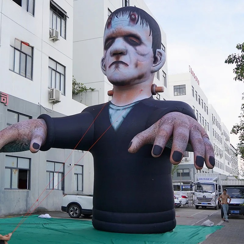 Custom Cartoon Inflatable Frankenstein Halloween Decor