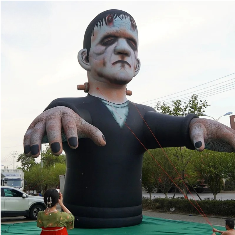 Custom Cartoon Inflatable Frankenstein Halloween Decor
