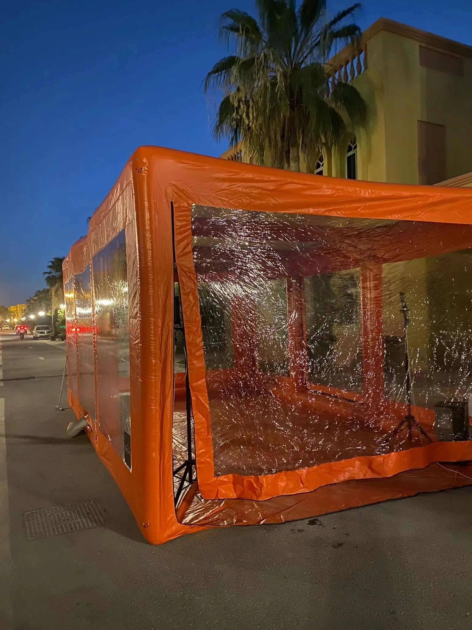 Transparent Inflatable Car Garage Show Tent