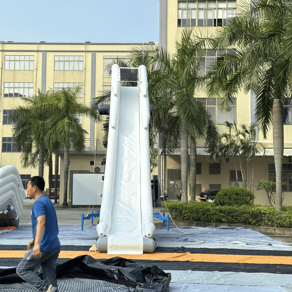 Inflatable Yacht Slide Floating Water Yacht Toy 25.5 FT