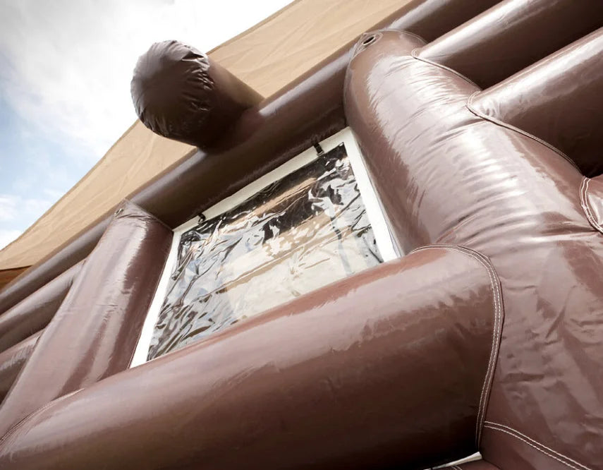 Customized Ski Hut Inflatable Bounce House Rental Outdoor