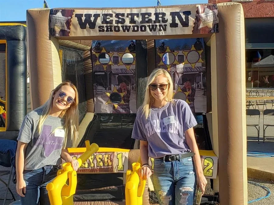 Inflatable Wild West Shooting Gallery Game