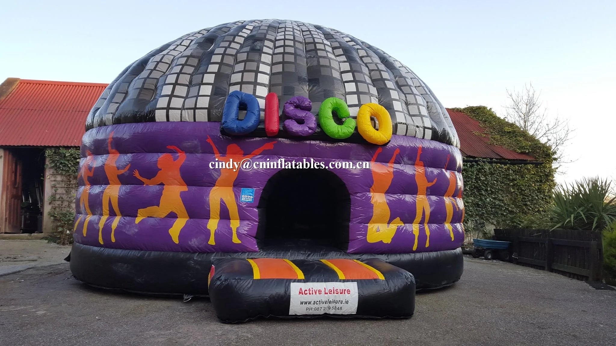 Inflatable Disco Bouncy Castle Party Dome