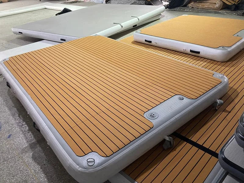 Customizable Inflatable Floating Pool Platform