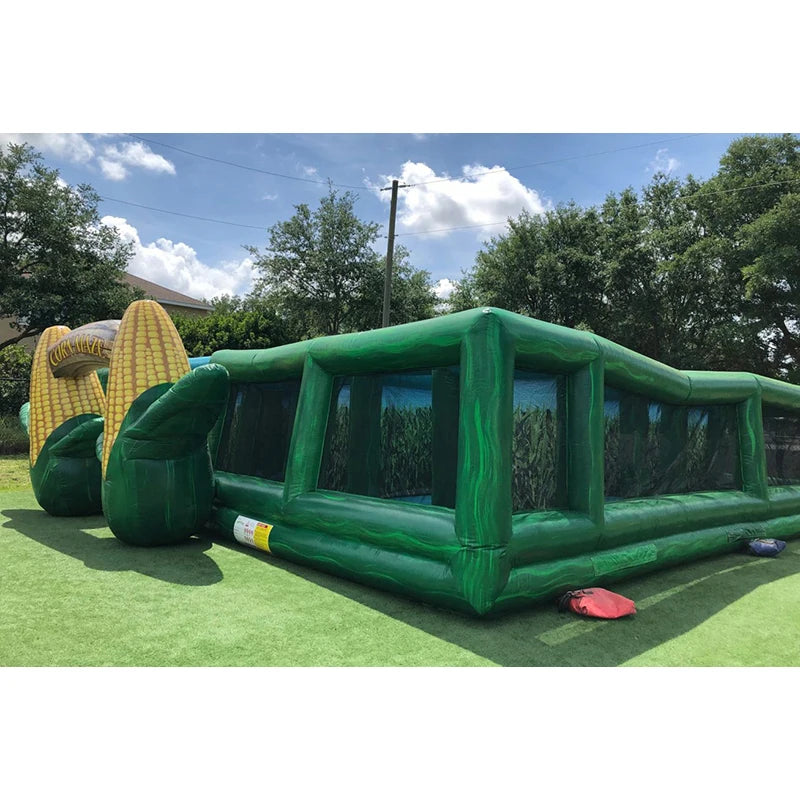 Inflatable Corn Maze Interactive Game Fun