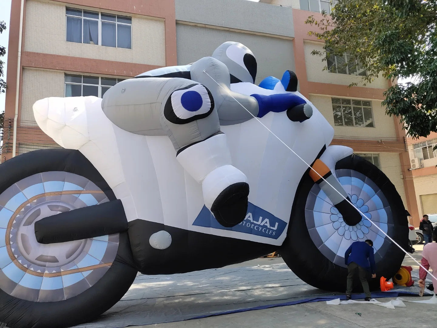 Giant Inflatable Motorcycle Advertising Display