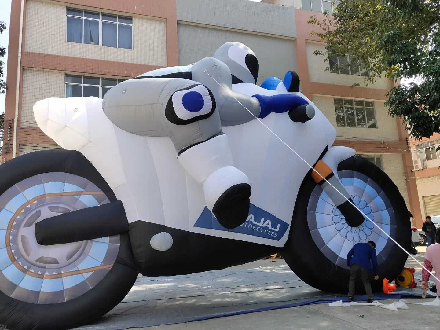 Giant Inflatable Motorcycle Advertising Display