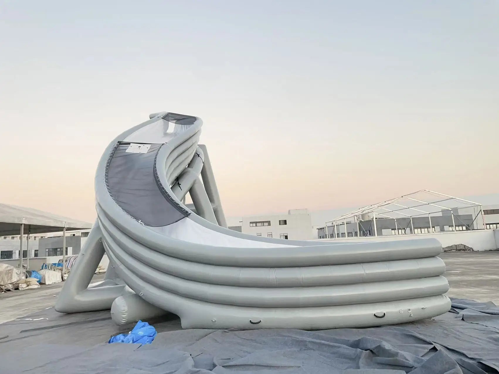 Large Inflatable Yacht Slide for Entertainment