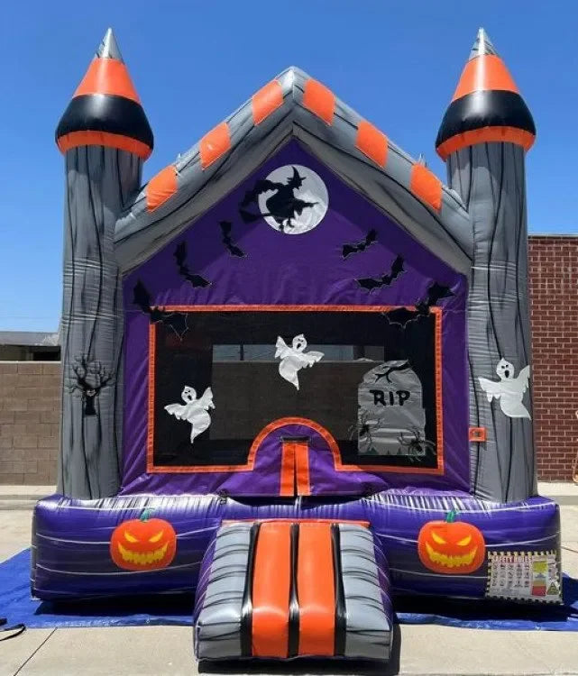 Halloween Castle Inflatable Bounce House Kids
