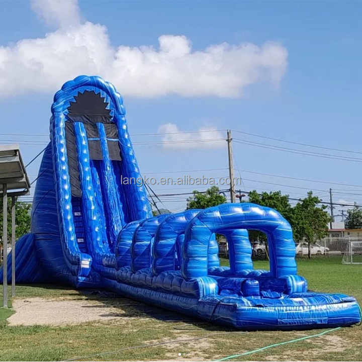 Epic Blue Crush Inflatable Water Slide for Adults