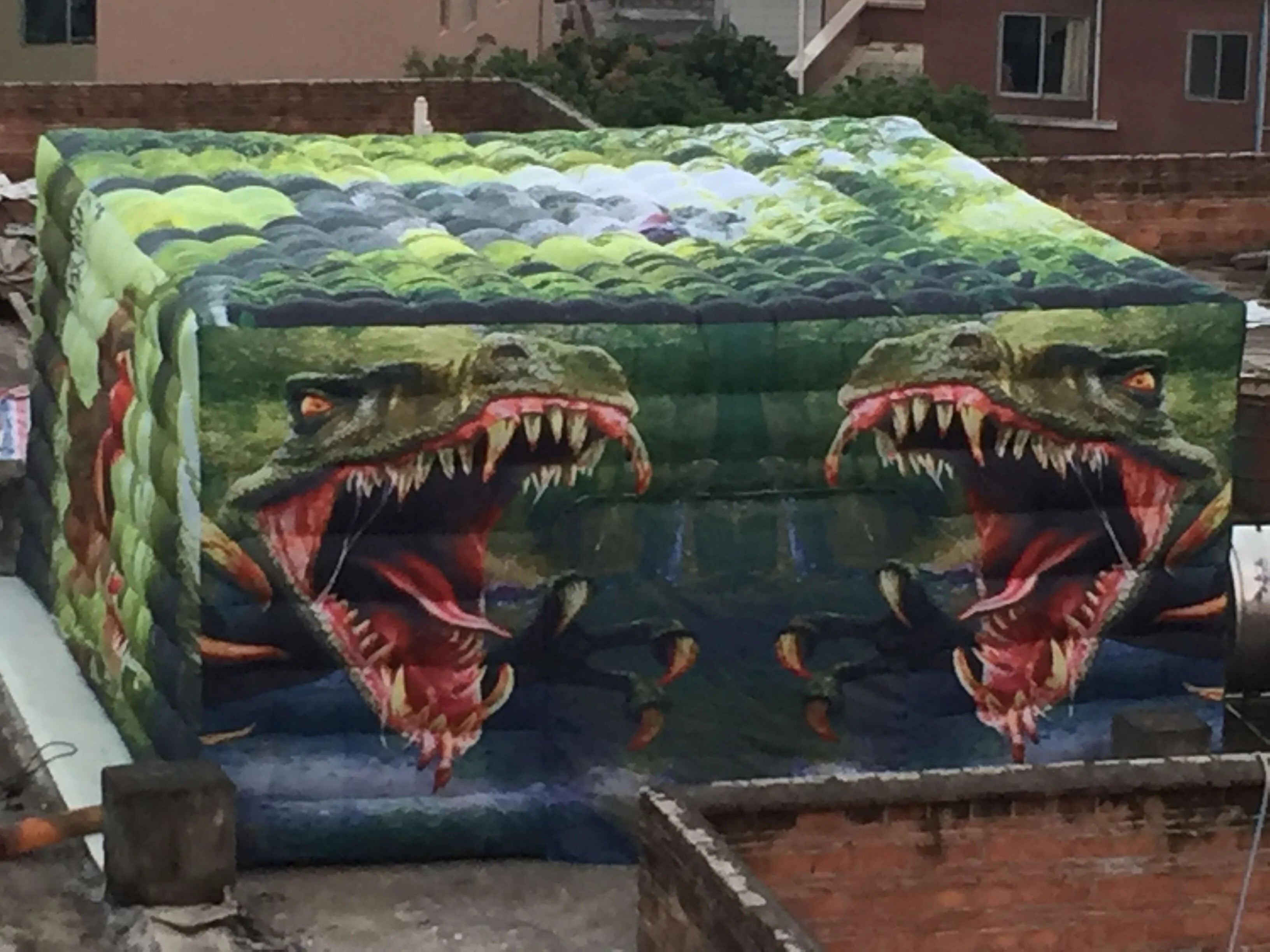 Custom Inflatable Dinosaur Tent for Outdoor Events