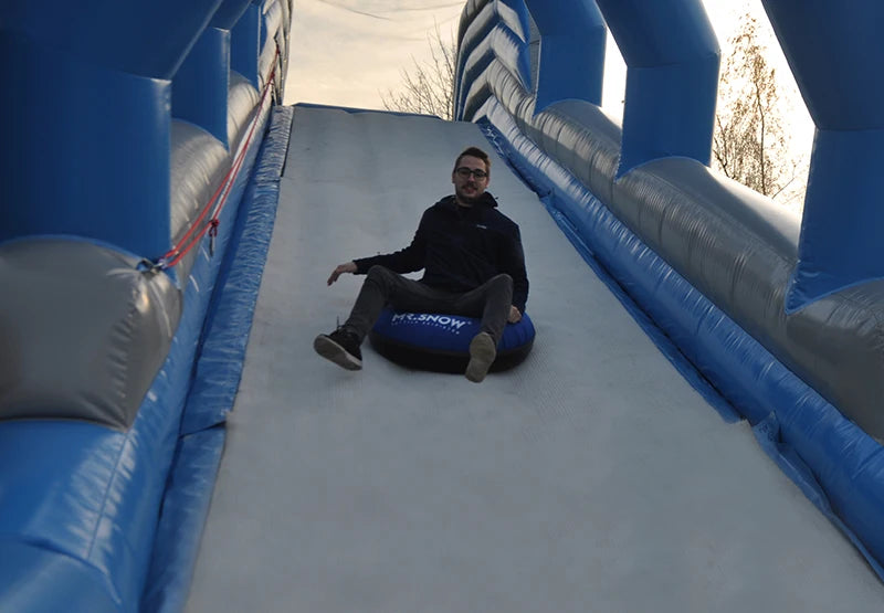 Inflatable Snow Slide Portable Tubing Lane Outdoor Fun