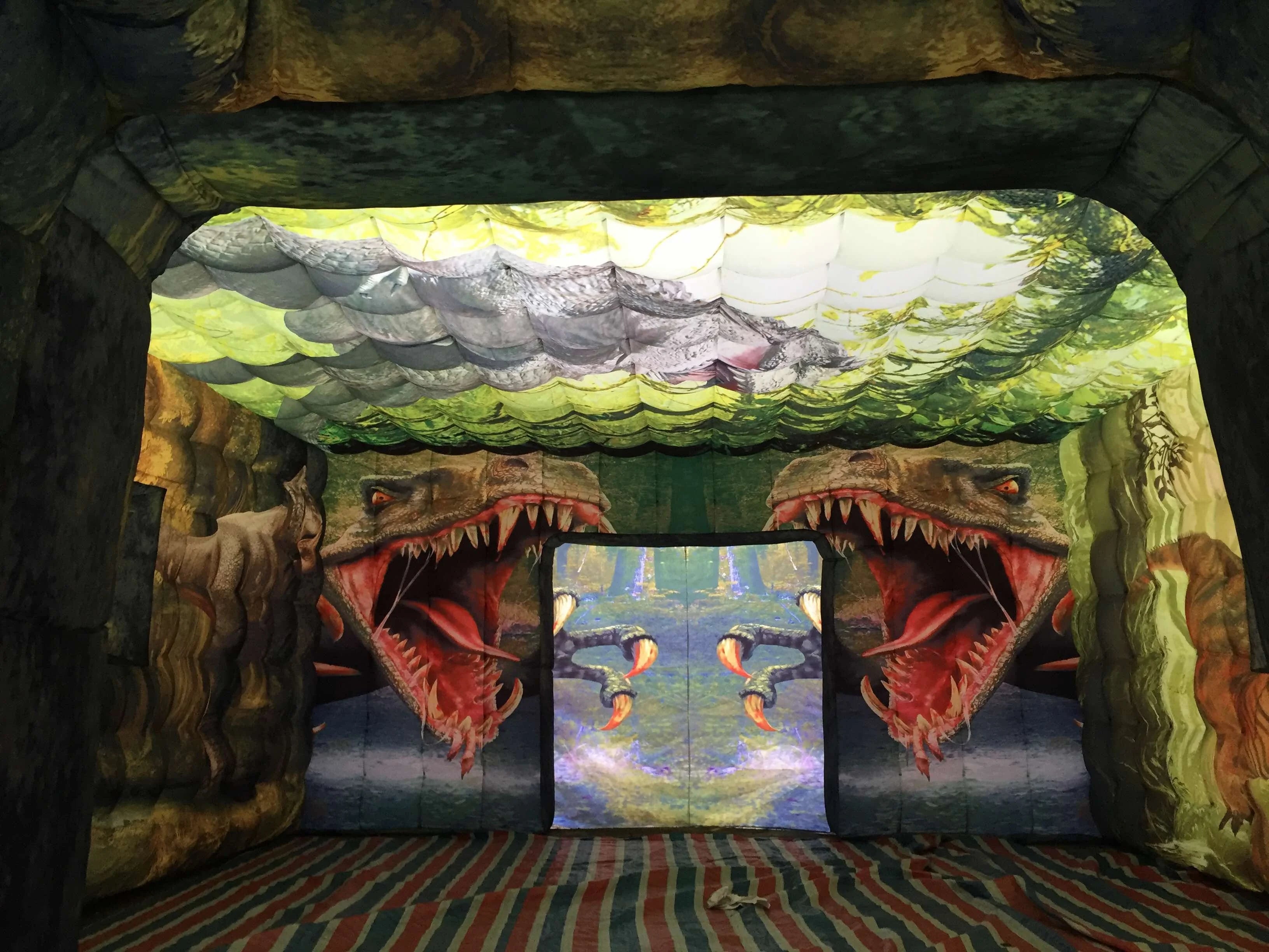 Custom Inflatable Dinosaur Tent for Outdoor Events