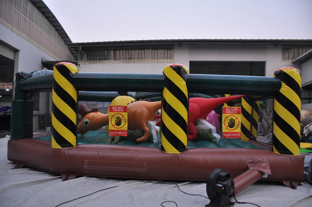 Inflatable Dinosaur Theme Funland Interactive Game