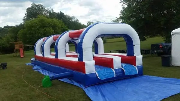 Inflatable Slip N Slide Combo with Pool for Backyard Fun