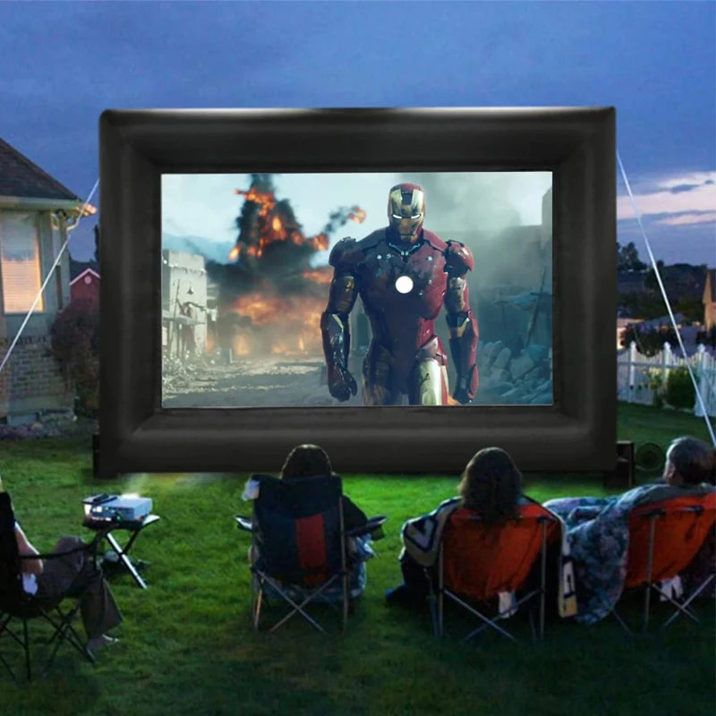 Inflatable Outdoor Movie Screen for Backyard Cinema and Events