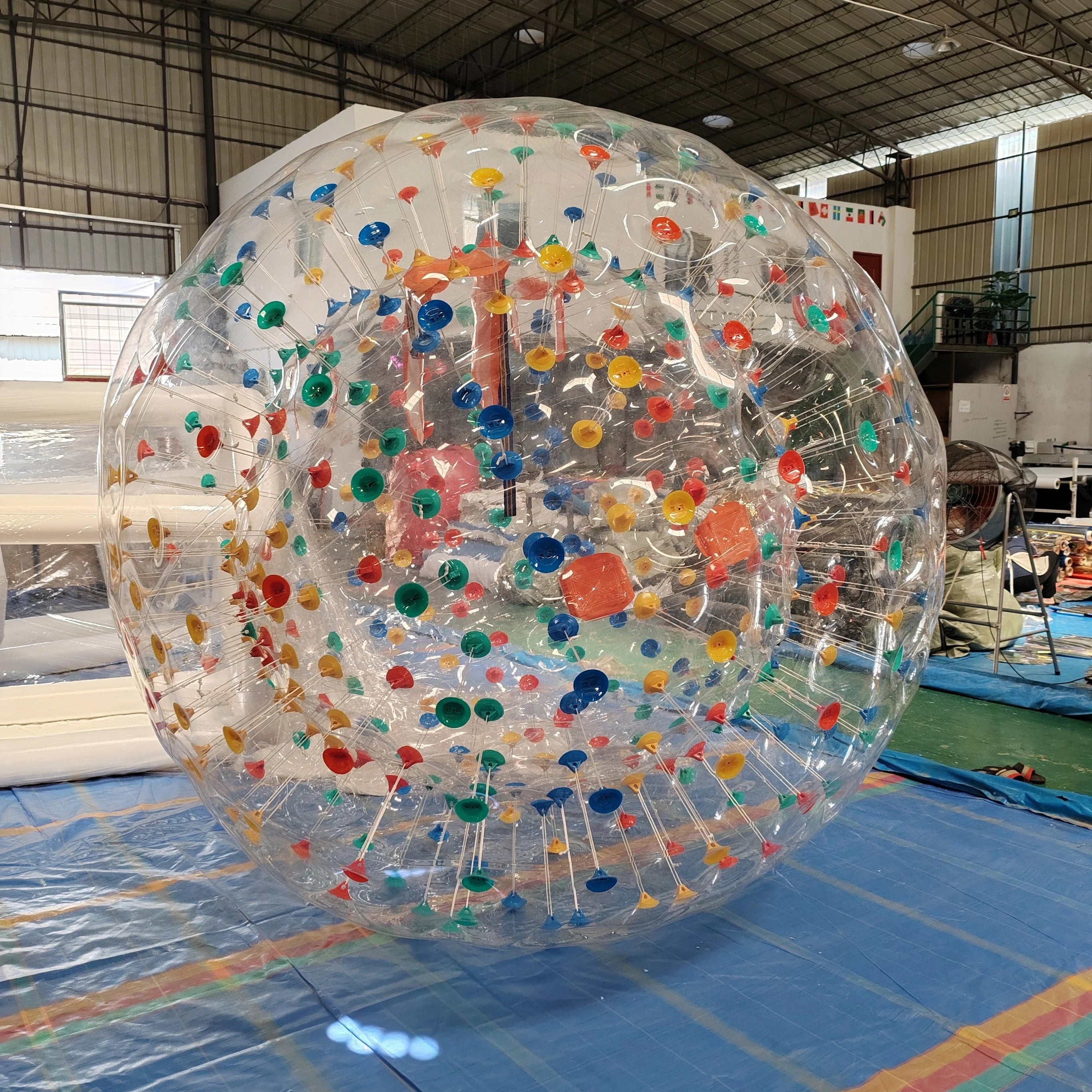 Aufblasbarer PVC-Zorbball zum Gehen mit menschlichen Hamstern