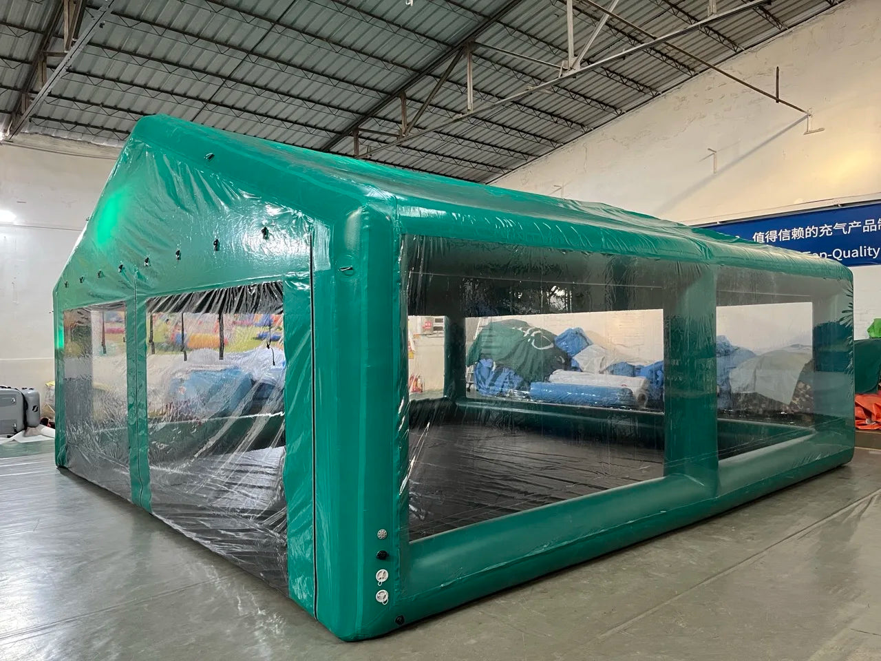 Portable Inflatable Car Tent PVC Shelter 21.5 FT