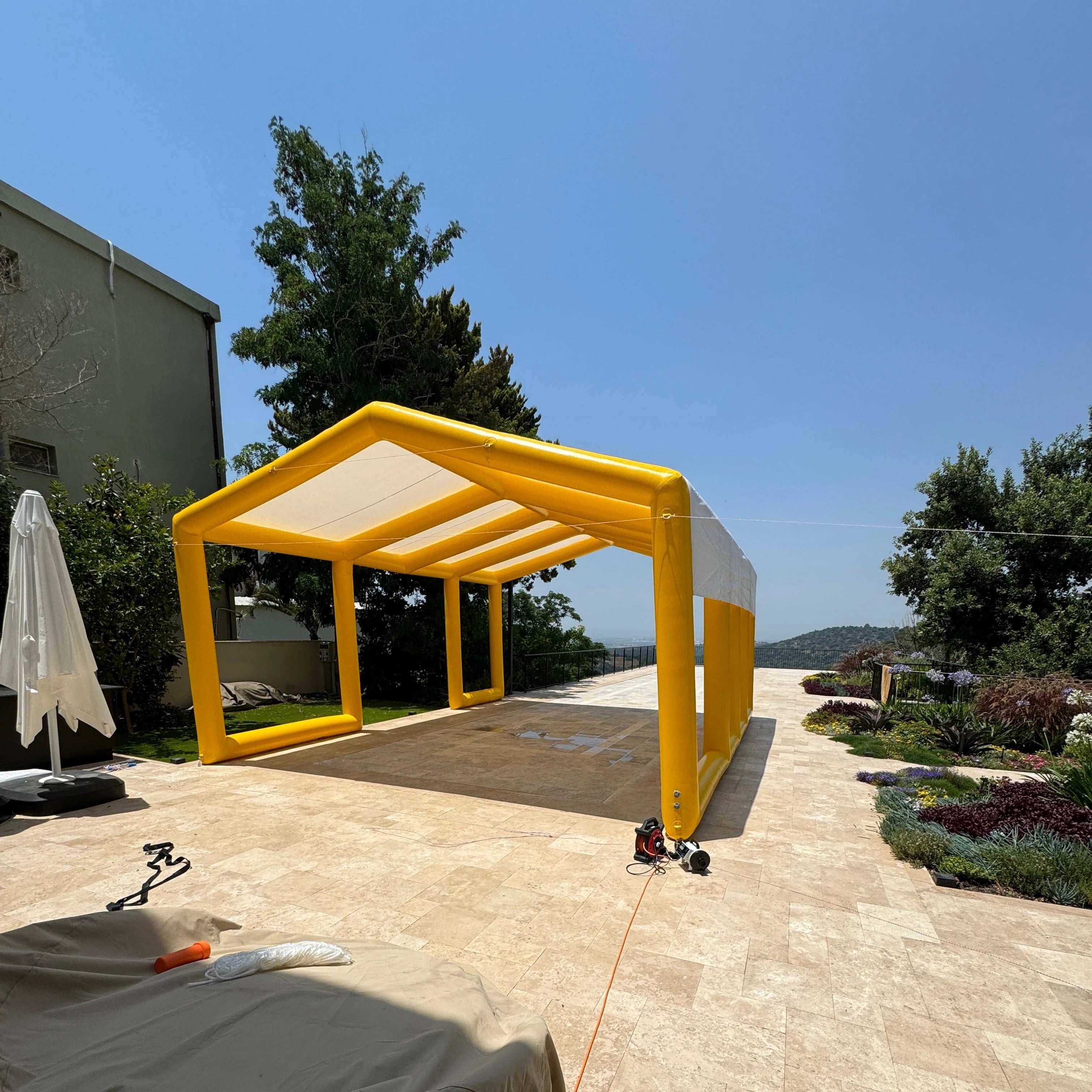 Portable Inflatable Swimming Pool Cover Sun Shelter 20 FT