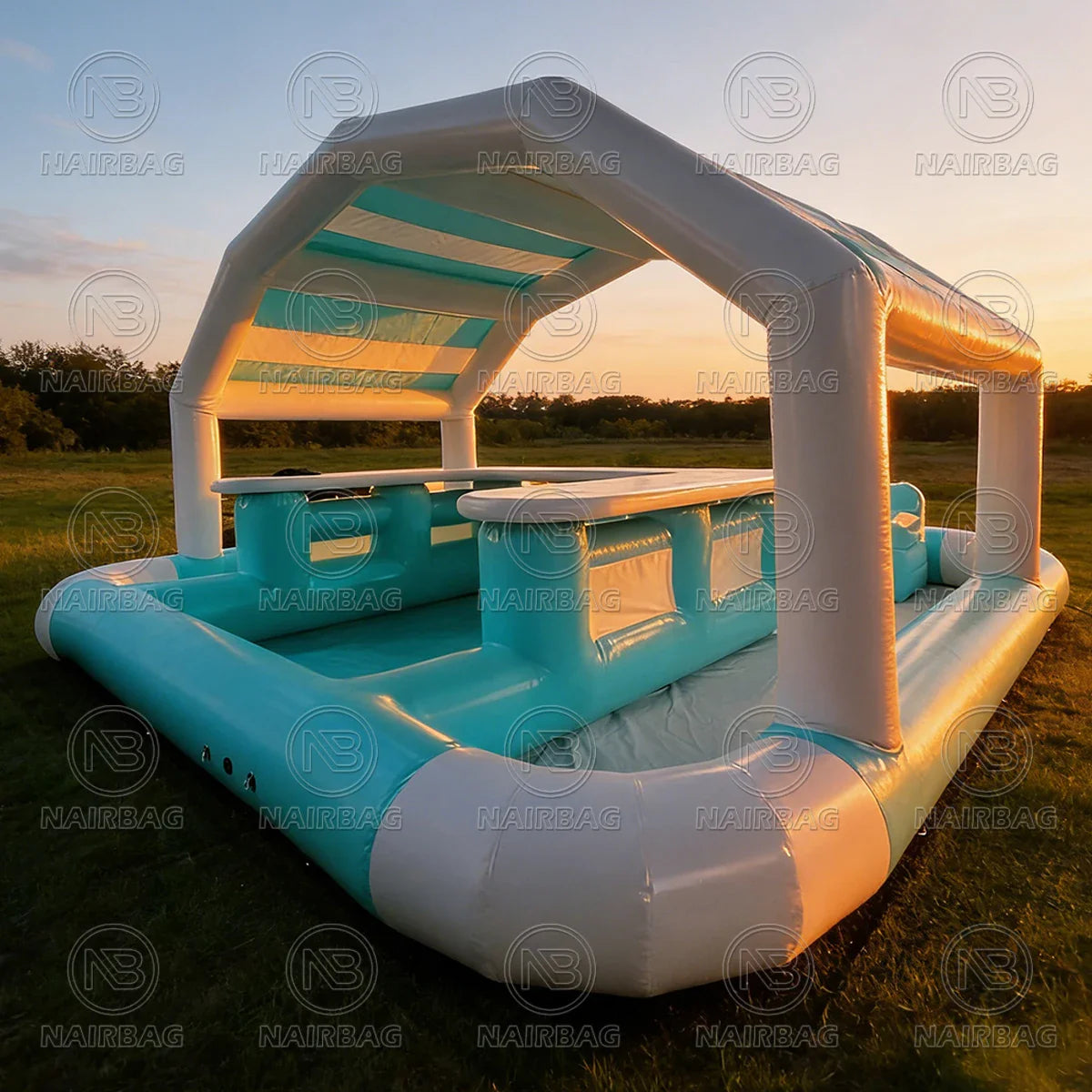 Inflatable Pool Bar Tent Adults Beach Parties