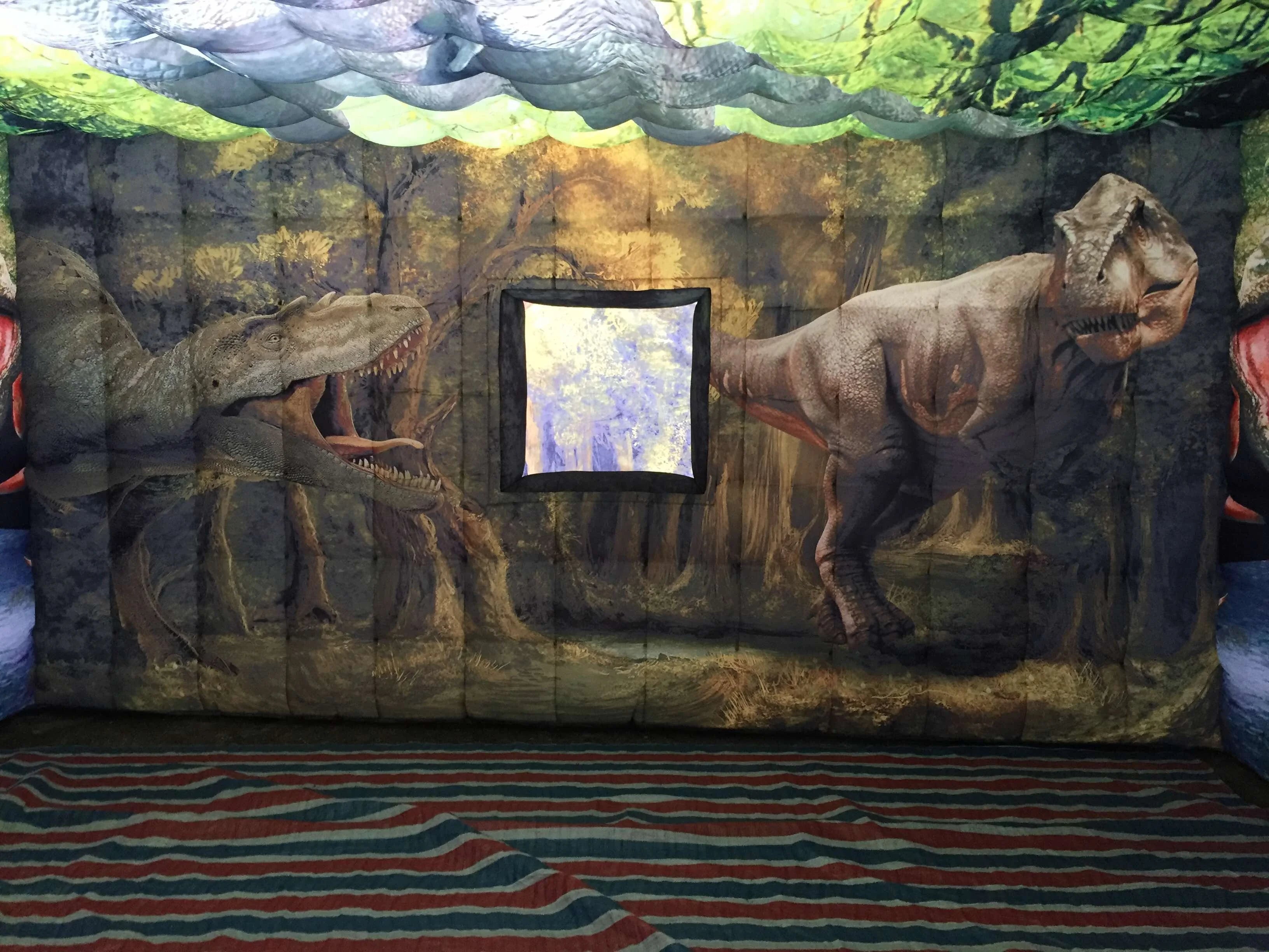 Custom Inflatable Dinosaur Tent for Outdoor Events