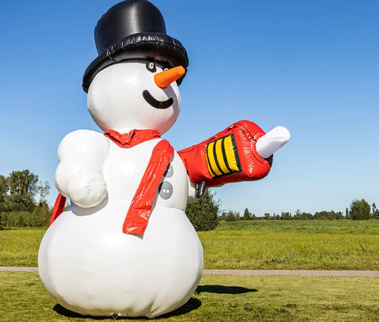 Customized Inflatable Bubble Snowman Seasonal Rental