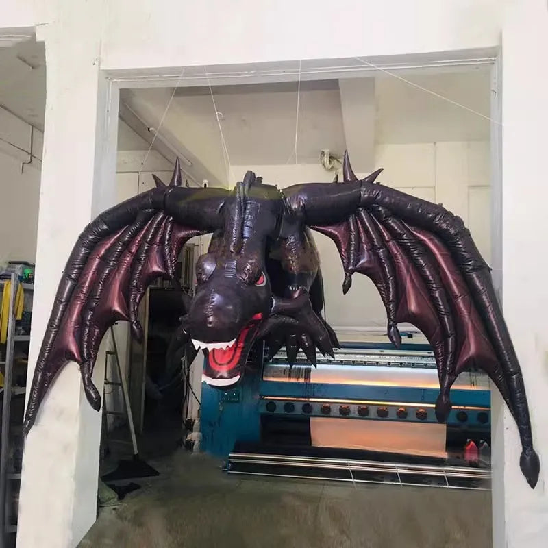 Giant Inflatable Dragon Mascot for Outdoor Events