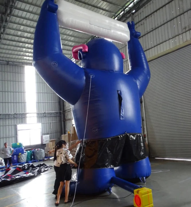 Giant Inflatable Gorilla for Smoke Shop Advertising