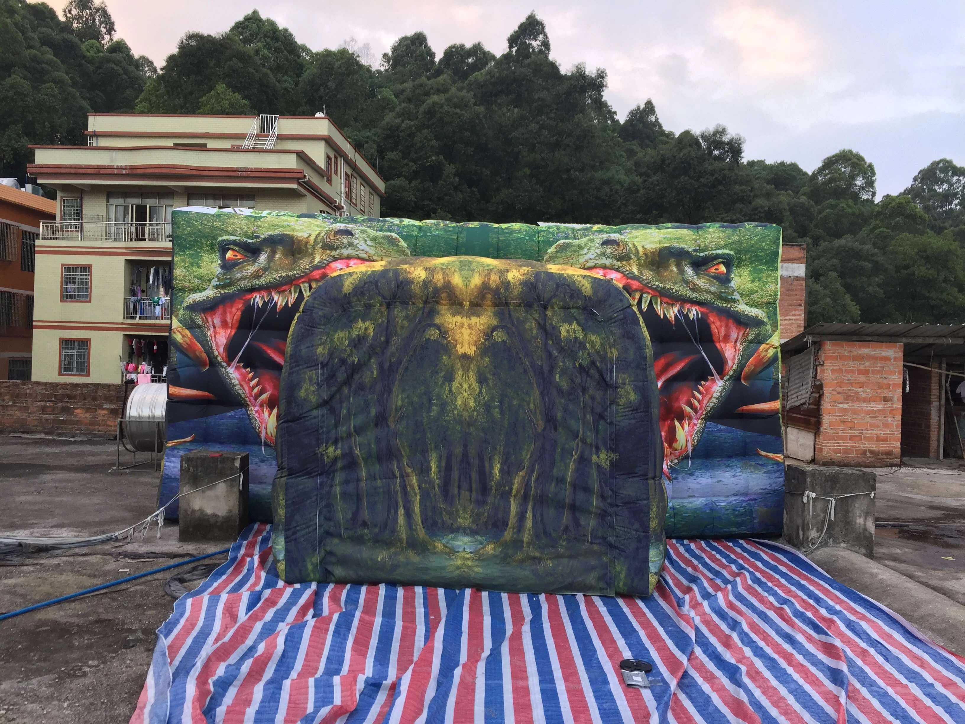 Custom Inflatable Dinosaur Tent for Outdoor Events