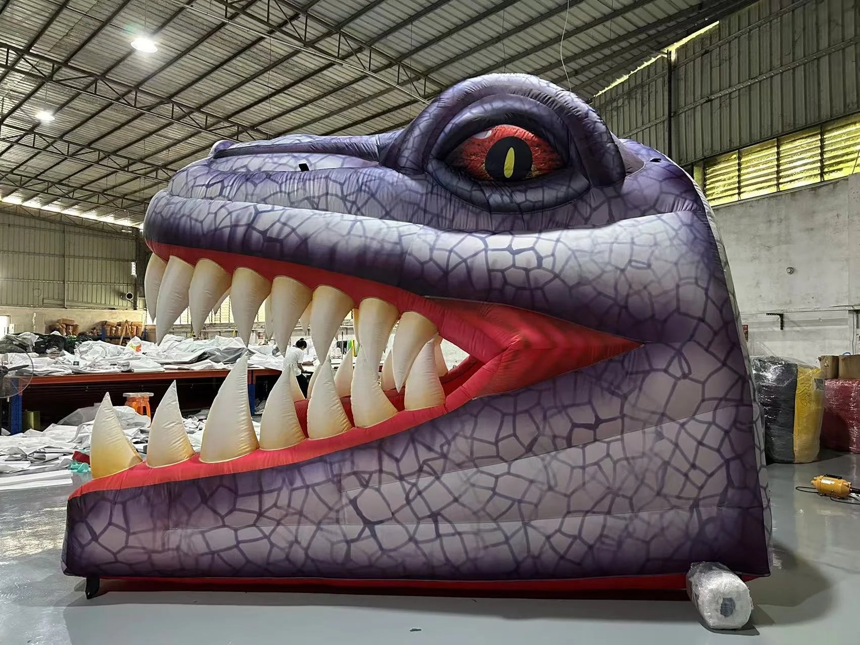 Inflatable Dinosaur Tunnel Tent for Outdoor Events