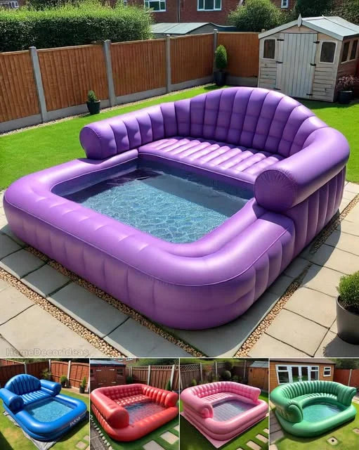 Portable Inflatable Sofa Pool for All Ages