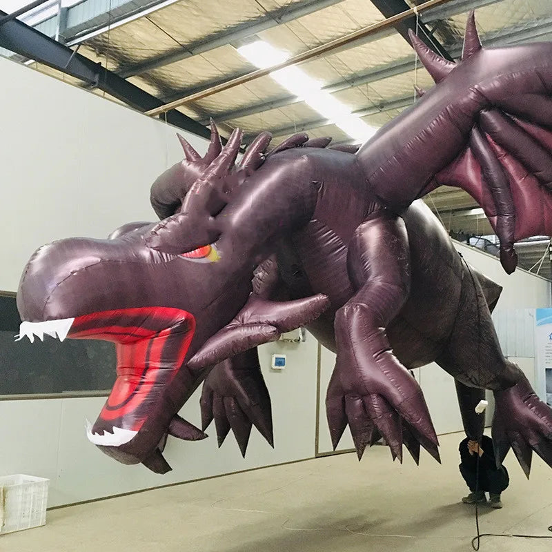 Giant Inflatable Dragon Mascot for Outdoor Events